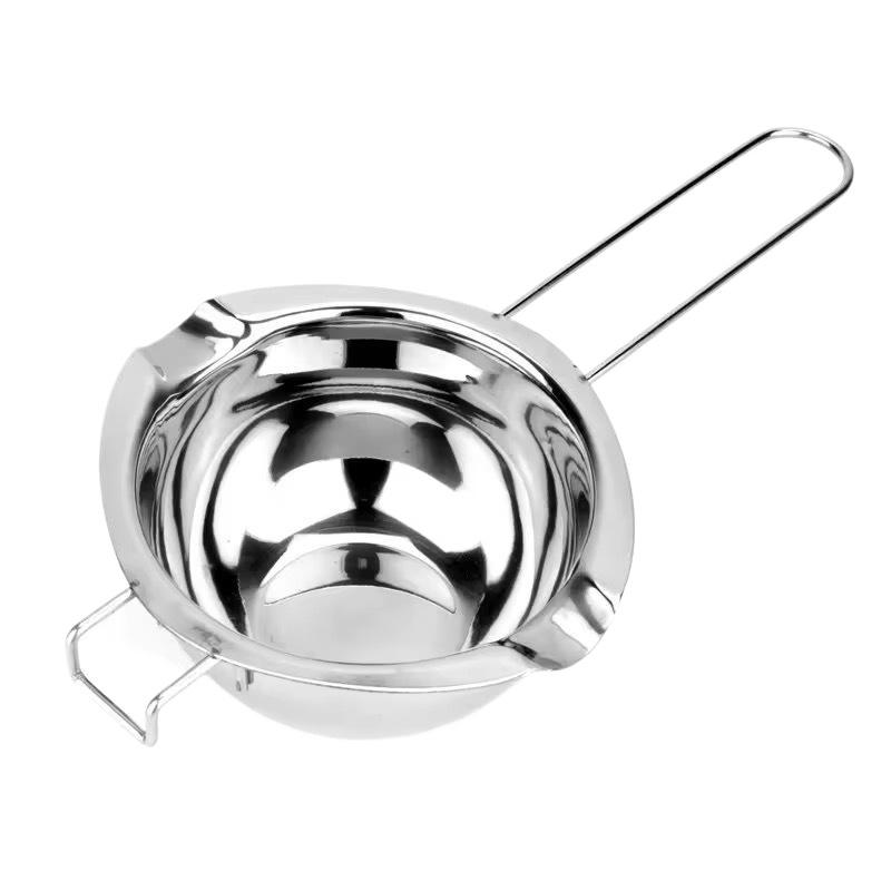 Candle Making Jug - หม้อต้มละลายช็อกโกแลต ขนม และอุปกรณ์ทำเทียน ทำจากสแตนเลส พร้อมด้ามจับทนความร้อน