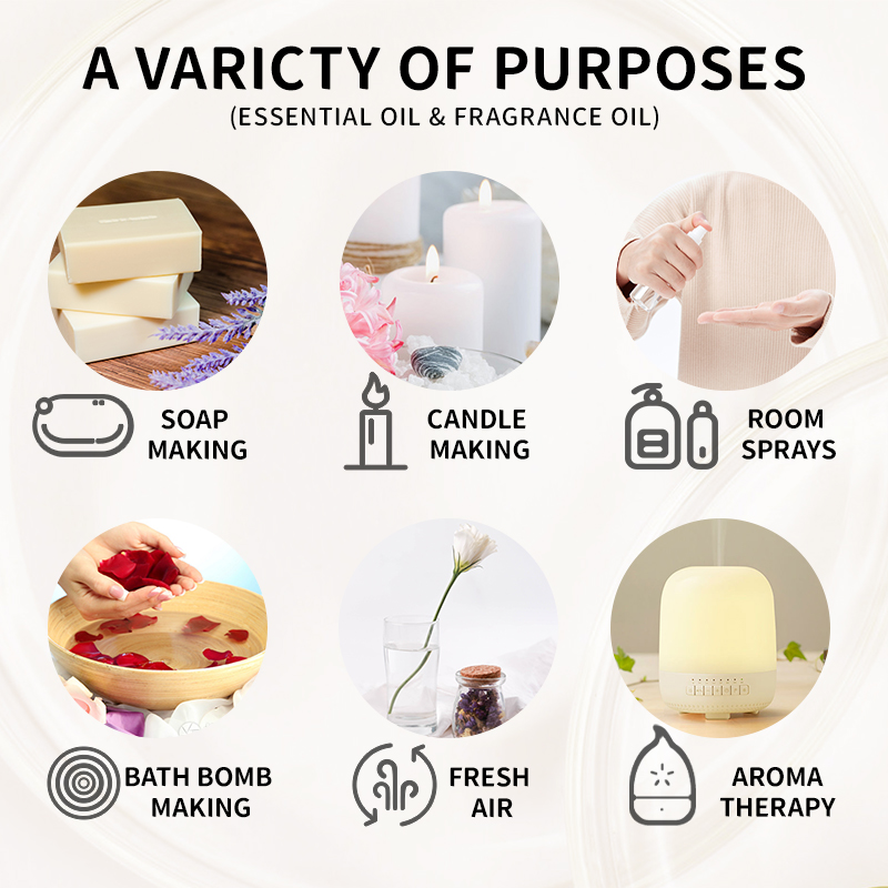10ML น้ํามันหอมระเหยพืชทํา Dif - Candle Making And Perfume บทวิจารณ์และราคา