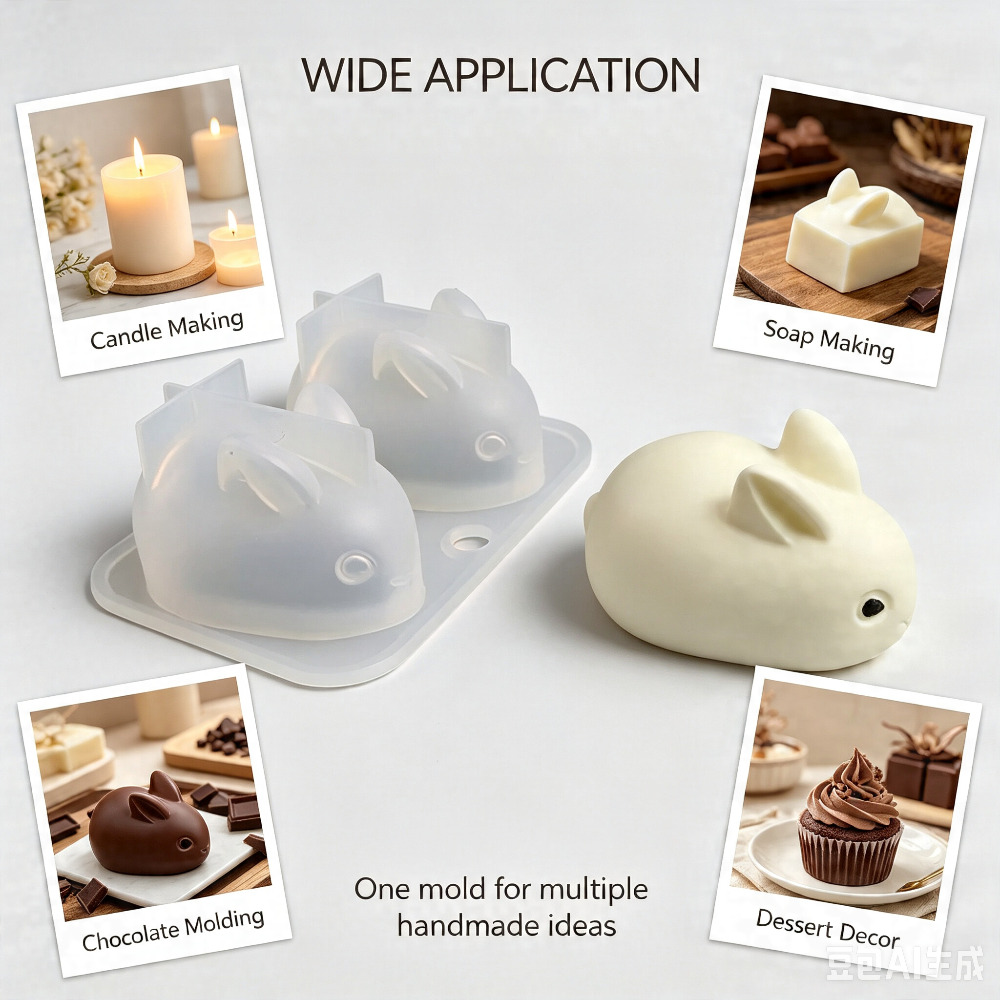 แม่พิมพ์ซิลิโคนรูปกระต่าย 3 มิ - Candle Making Tutorial บทวิจารณ์และราคา
