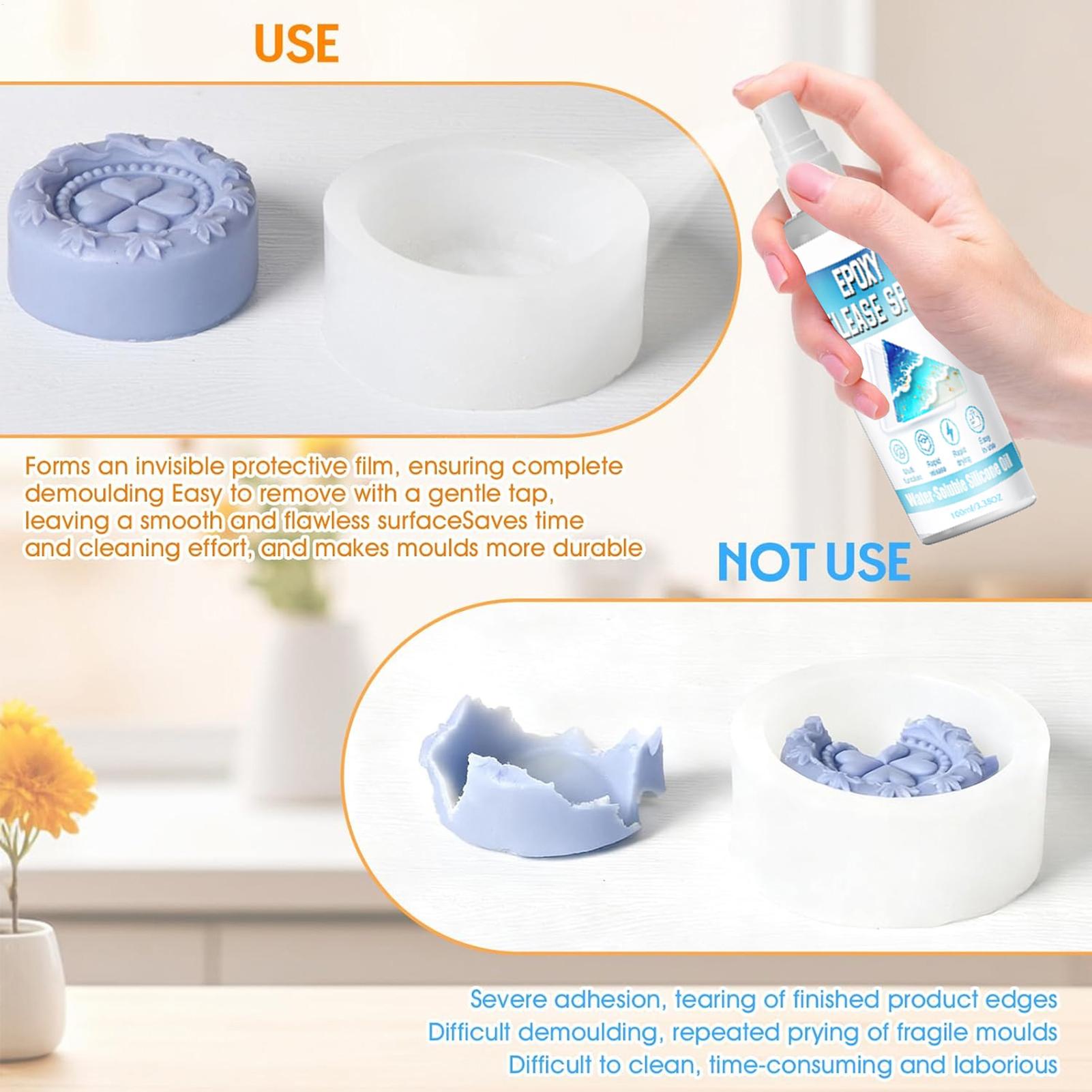 สเปรย์ซิลิโคนสำหรับปลดแม่พิมพ์ - Candle Making Tutorial บทวิจารณ์และราคา