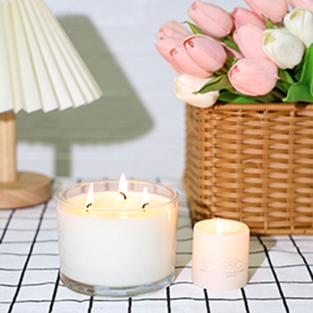 ขวดแก้วใสสำหรับเทียนหอม ขนาดเล - Candle Making Jars With Lids บทวิจารณ์และราคา
