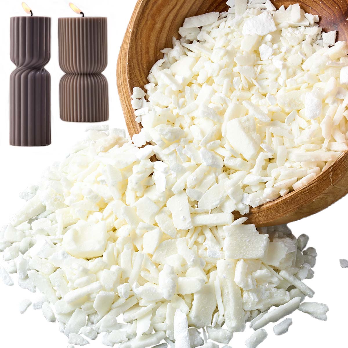 1 ปอนด์ขี้ผึ้งถั่วเหลืองสีขาวบ - Candle Making Kits บทวิจารณ์และราคา