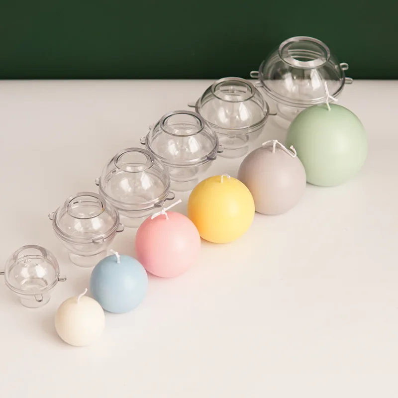 5-8 ซม.ทรงกลมเทียนแม่พิมพ์พลาส - Candle Making Kits บทวิจารณ์และราคา