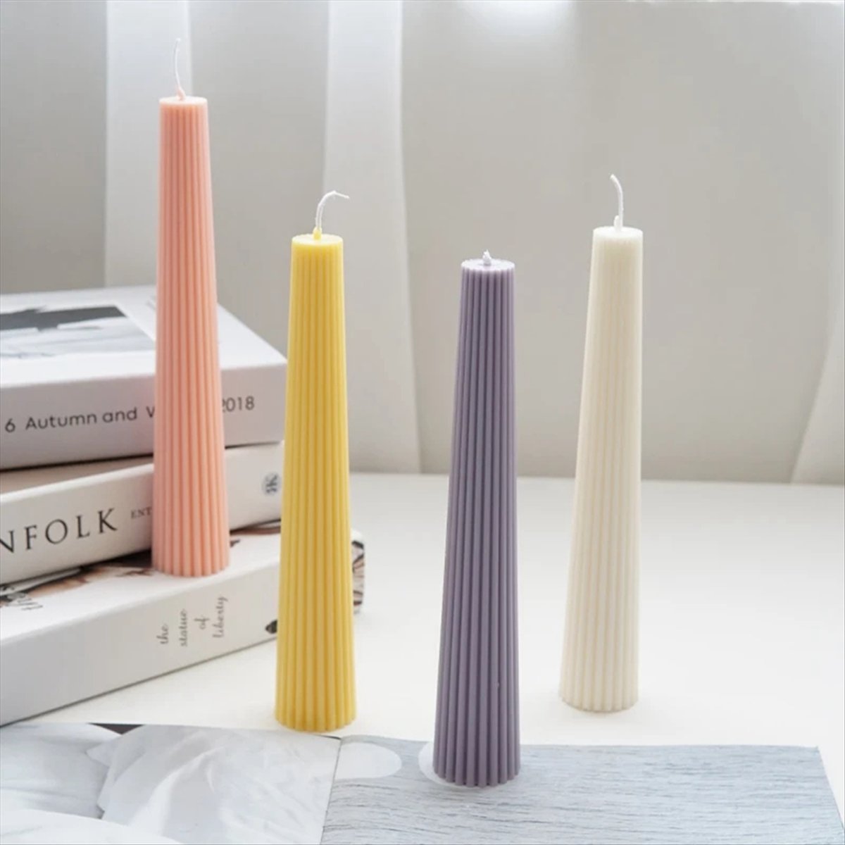 ชุดแม่พิมพ์เทียนหอมทรงเสาลายทา - Candle Making Kits บทวิจารณ์และราคา
