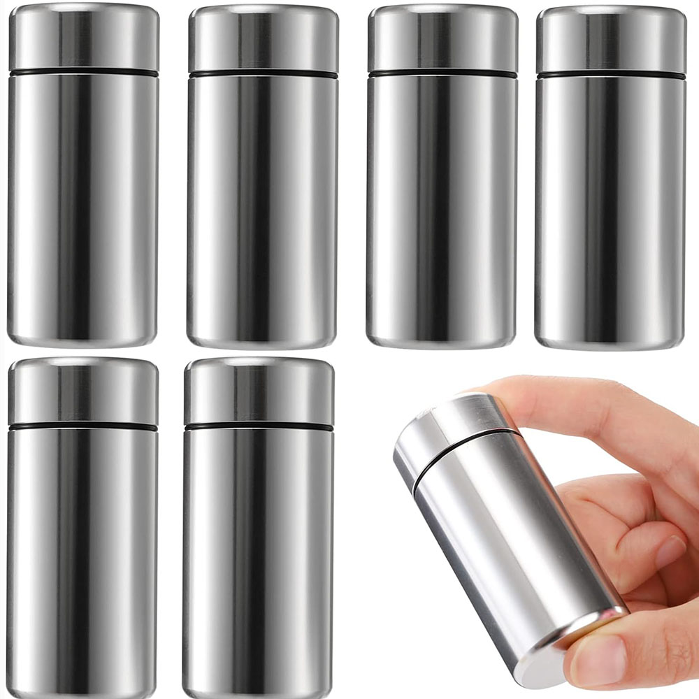 ขวดโหลเก็บของขนาดเล็ก 6 ชิ้นพร - Tin Container Lid บทวิจารณ์และราคา