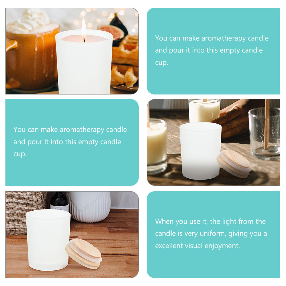 โหลแก้วเปล่า ภาชนะแก้วพร้อมฝาไ - Candle Making Jars With Lids บทวิจารณ์และราคา