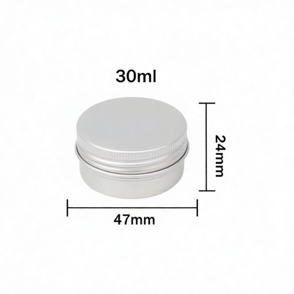 กระปุกครีมโลหะทรงกลม ทำจากอะลู - Tin Container Lid บทวิจารณ์และราคา