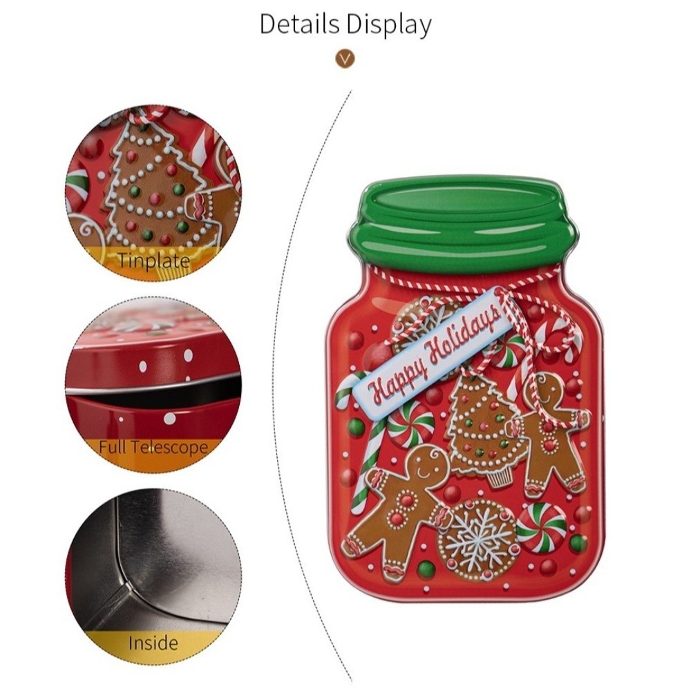 กล่องโลหะพกพาสำหรับคริสต์มาส พ - Tin Container Lid บทวิจารณ์และราคา