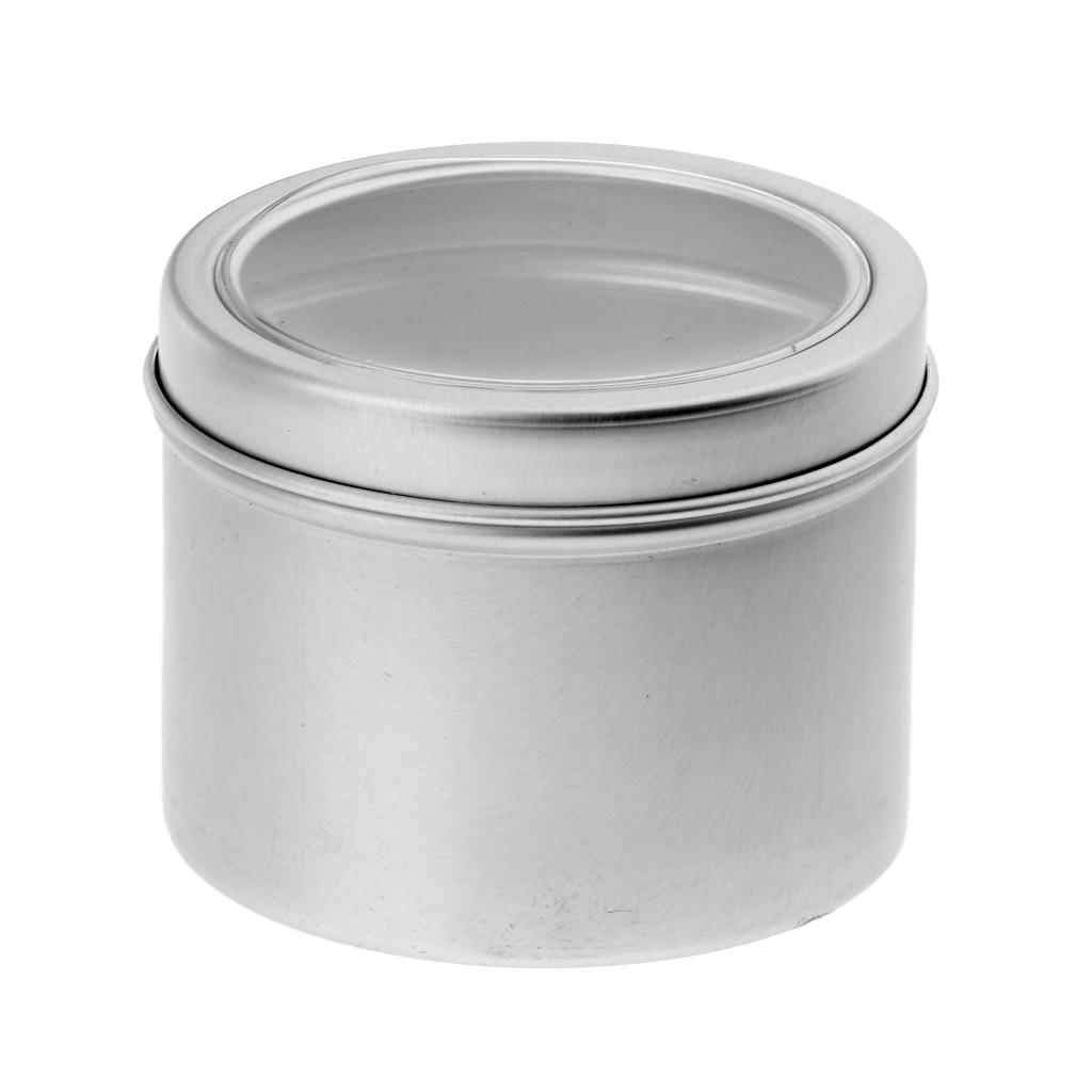 กระปุกเครื่องสำอางเปล่า กระป๋อ - Tin Container Lid บทวิจารณ์และราคา